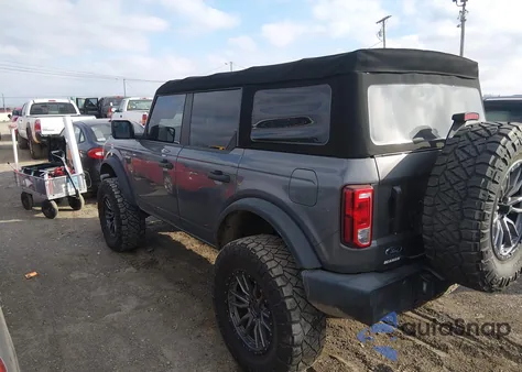 2022 Ford Bronco Big Bend z USA, uszkodzony, nr VIN 1FMDE5BH2NLA80258